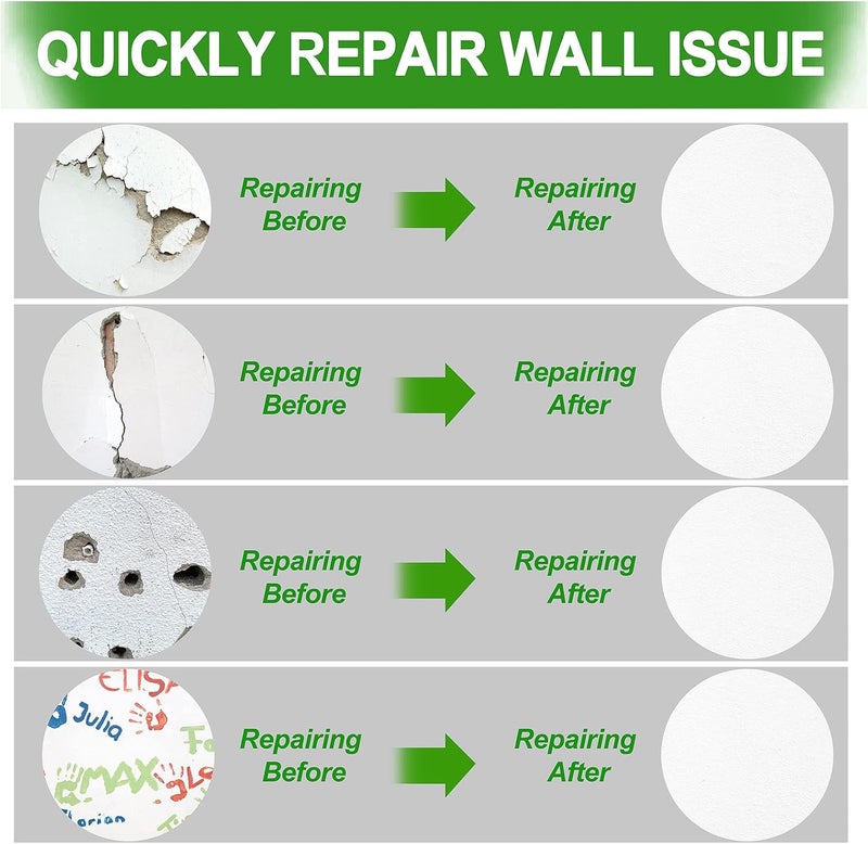 FixBuild Drywall Repair Kit, 2 Spackle Wall Repair Patch Kit, Wall Mending Agent, Quick and Easy Repair of Holes, Dents and Graffiti - Image 5